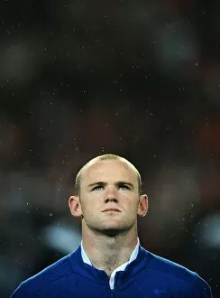 Images Dated 7th September 2010: Wayne Rooney prepares to face Switzerland in a Euro 2012 qualifier