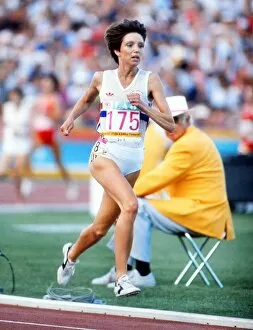 Images Dated 25th March 2011: Wendy Sly at the 1984 Los Angeles Olympics
