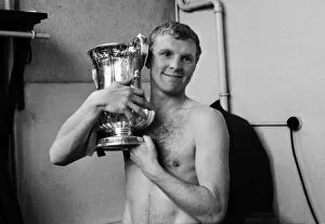 1964 FA Cup Final - West Ham United 3 Preston North End 2 Collection: West Ham United captain Bobby Moore with the FA Cup in 1964