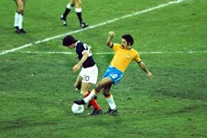 Images Dated 22nd October 2012: Willie Morgan and Rivelino - 1974 World Cup