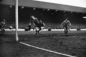 Images Dated 22nd October 2012: Willie Morgan scores for Burnley in 1967