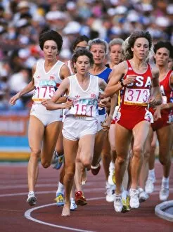 Images Dated 28th March 2011: Womens 3000m Final - 1984 Los Angeles Olympics