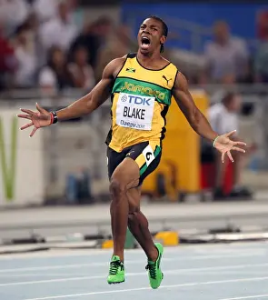 Sport Prints: Yohan Blake wins 100m gold at the 2011 World Championships